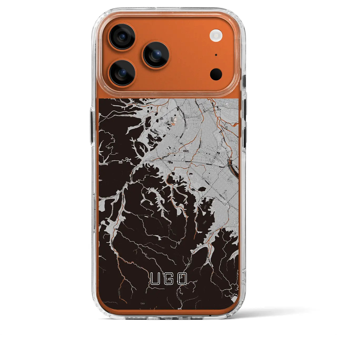 【羽後（秋田県）】地図柄iPhoneケース（MagSafeタイプ）