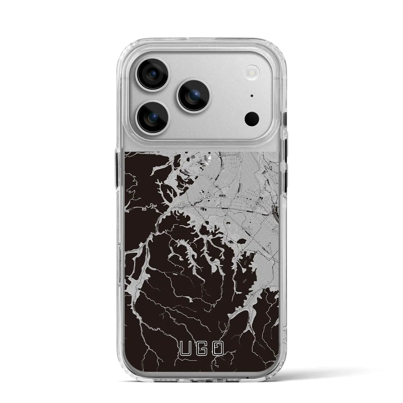 【羽後（秋田県）】地図柄iPhoneケース（MagSafeタイプ）