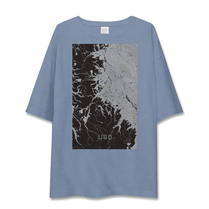 【羽後（秋田県）】地図柄ビッグシルエットTシャツ