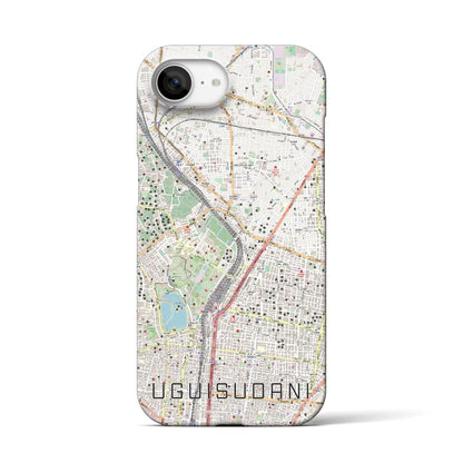 【鶯谷（東京都）】地図柄iPhoneケース（バックカバータイプ）