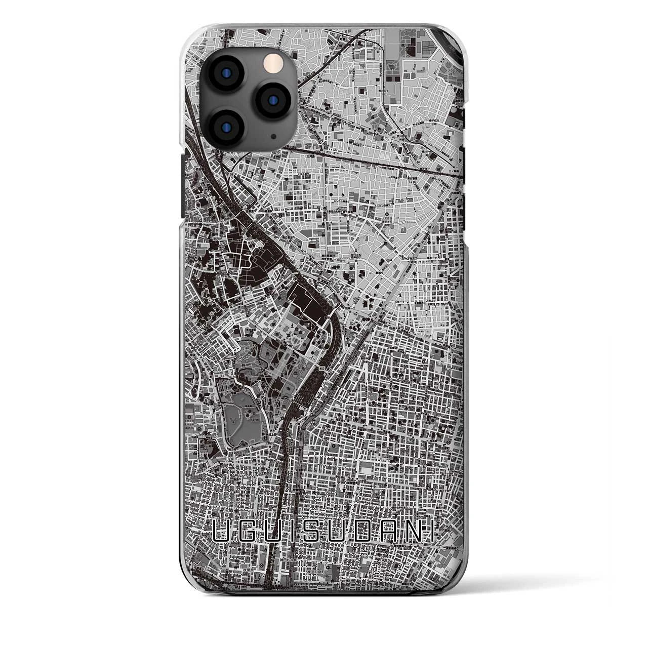【鶯谷（東京都）】地図柄iPhoneケース（クリアタイプ）