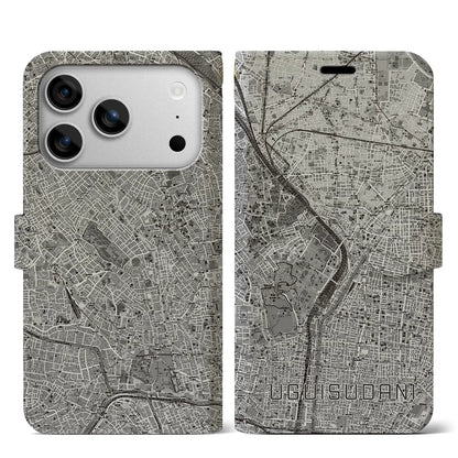 【鶯谷（東京都）】地図柄iPhoneケース（手帳タイプ）