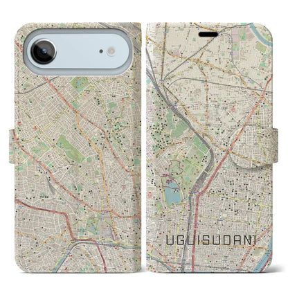 【鶯谷（東京都）】地図柄iPhoneケース（手帳タイプ）