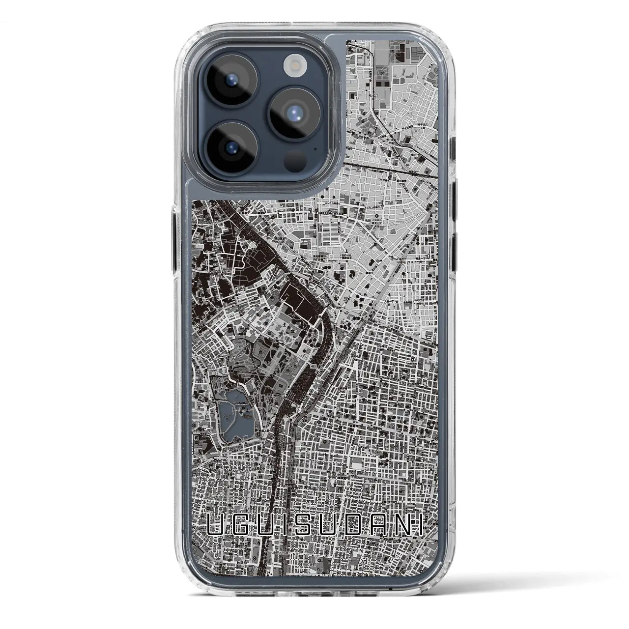 【鶯谷（東京都）】地図柄iPhoneケース（MagSafeタイプ）