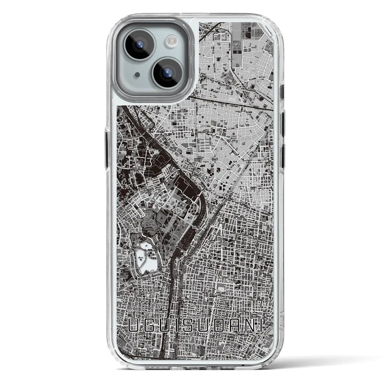 【鶯谷（東京都）】地図柄iPhoneケース（MagSafeタイプ）