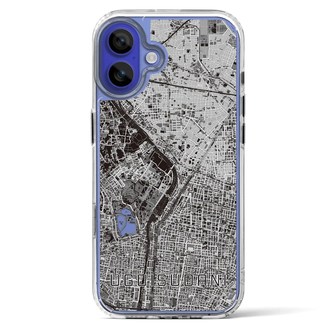 【鶯谷（東京都）】地図柄iPhoneケース（MagSafeタイプ）