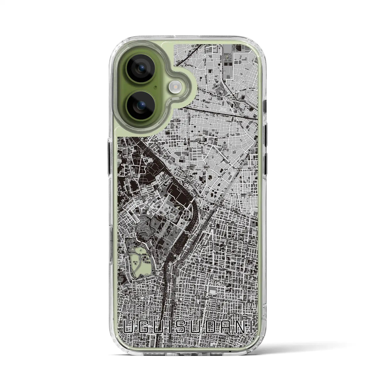 【鶯谷（東京都）】地図柄iPhoneケース（MagSafeタイプ）