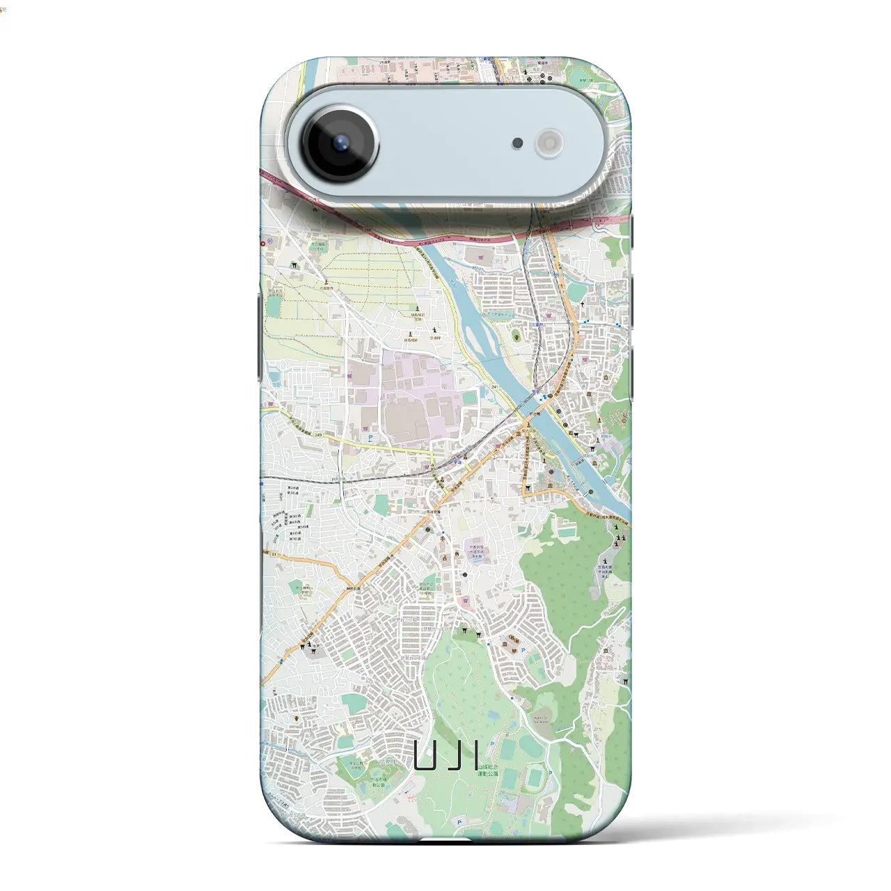 【宇治（京都府）】地図柄iPhoneケース（バックカバータイプ）