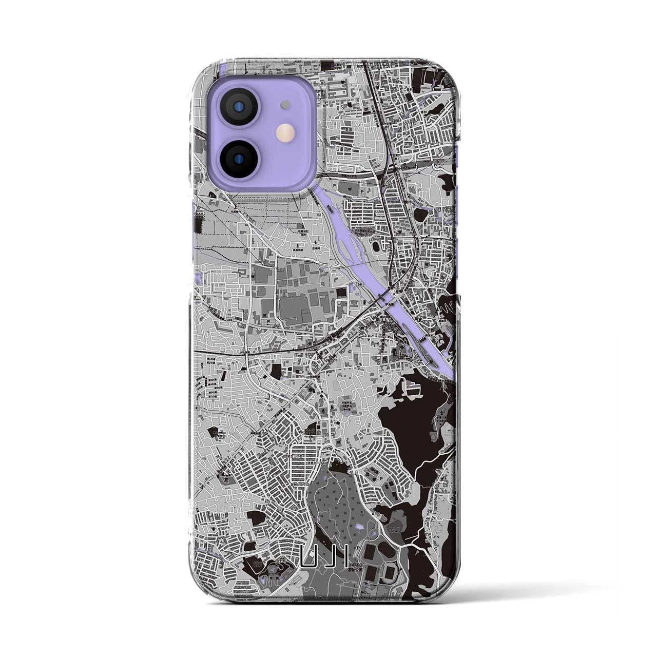 【宇治（京都府）】地図柄iPhoneケース（クリアタイプ）