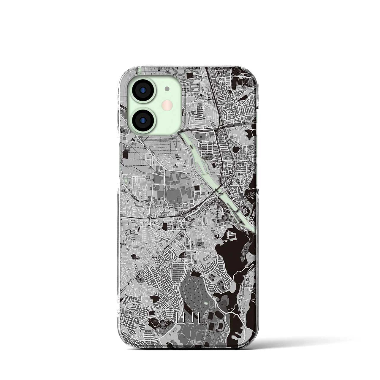 【宇治（京都府）】地図柄iPhoneケース（クリアタイプ）