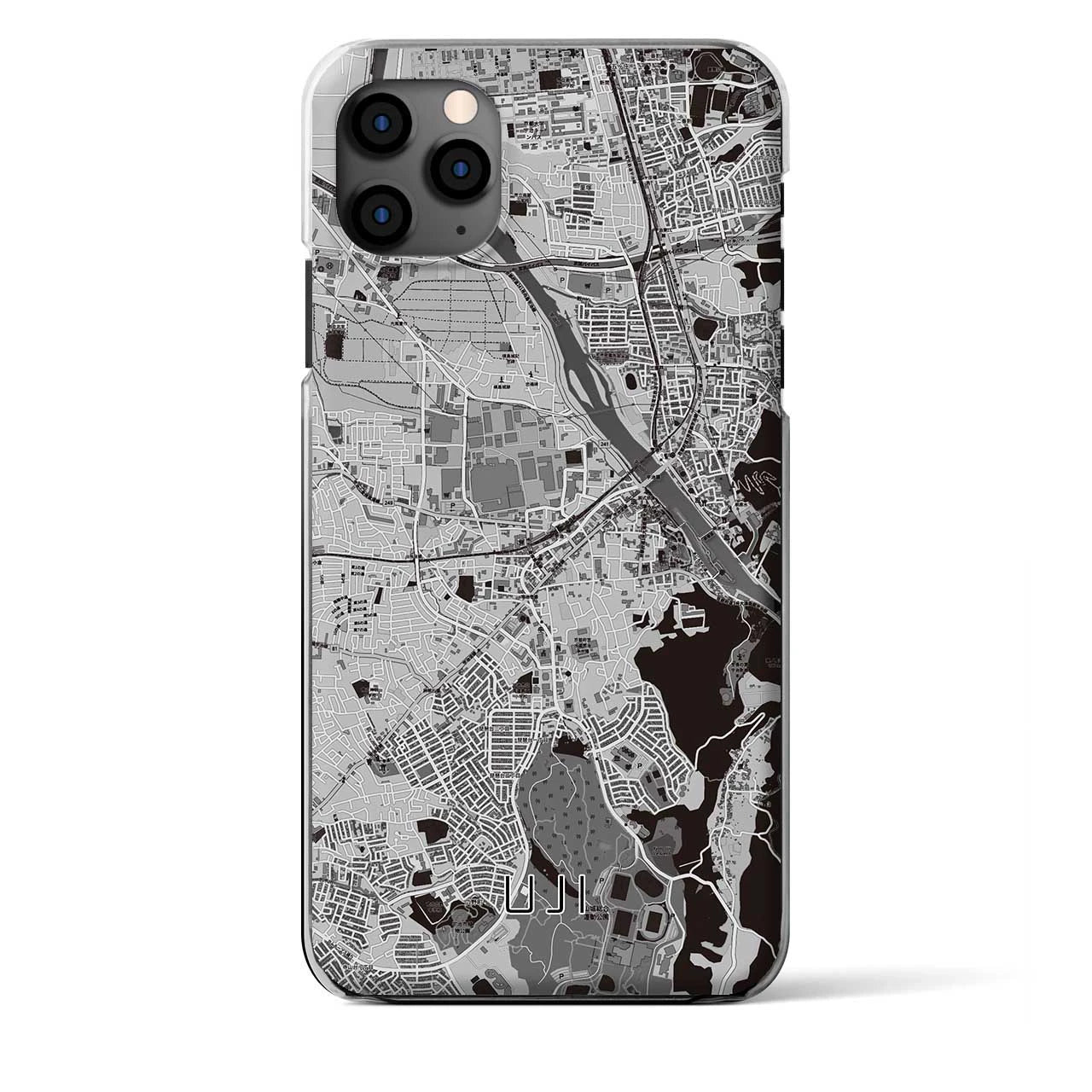 【宇治（京都府）】地図柄iPhoneケース（クリアタイプ）