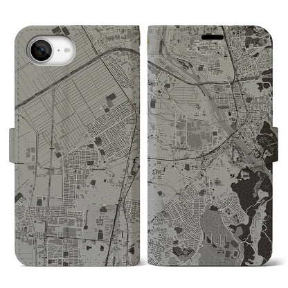 【宇治（京都府）】地図柄iPhoneケース（手帳タイプ）