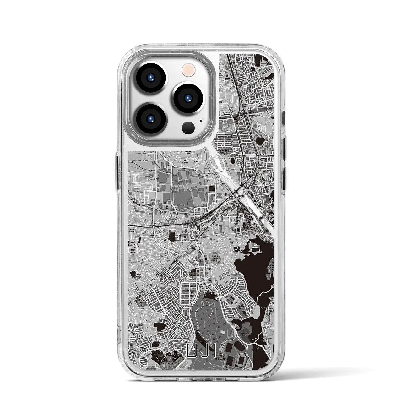 【宇治（京都府）】地図柄iPhoneケース（MagSafeタイプ）
