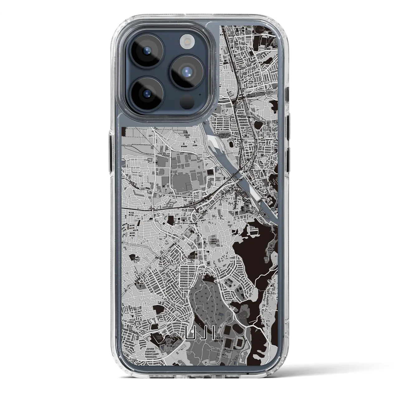 【宇治（京都府）】地図柄iPhoneケース（MagSafeタイプ）