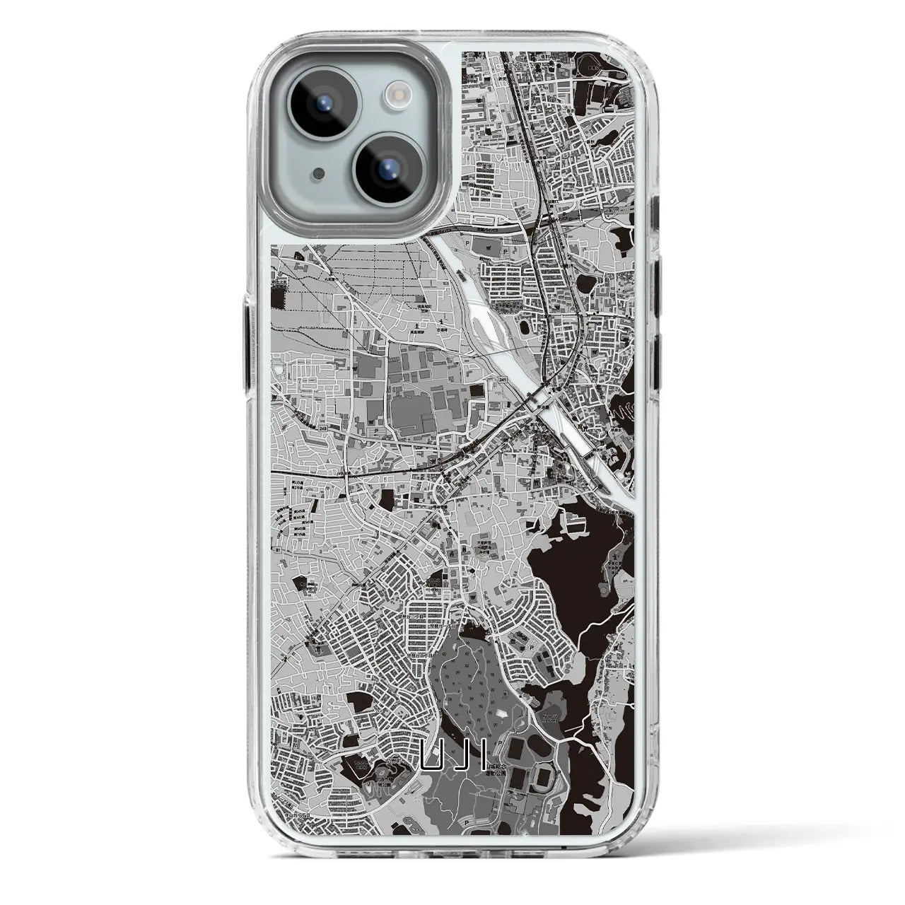 【宇治（京都府）】地図柄iPhoneケース（MagSafeタイプ）