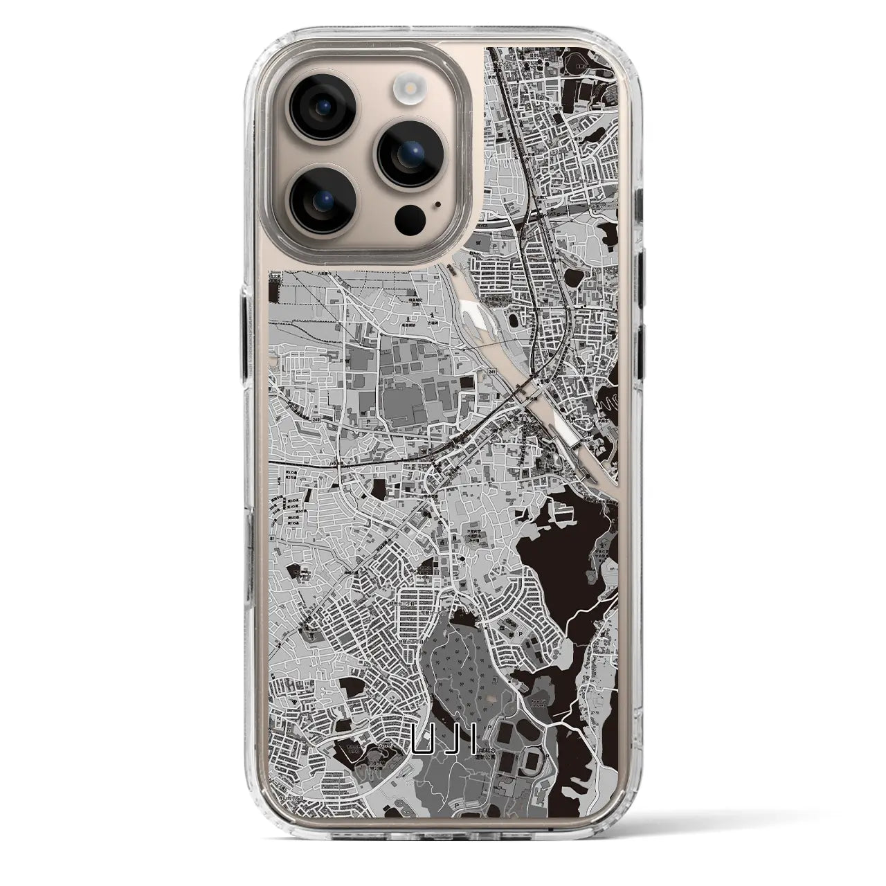 【宇治（京都府）】地図柄iPhoneケース（MagSafeタイプ）