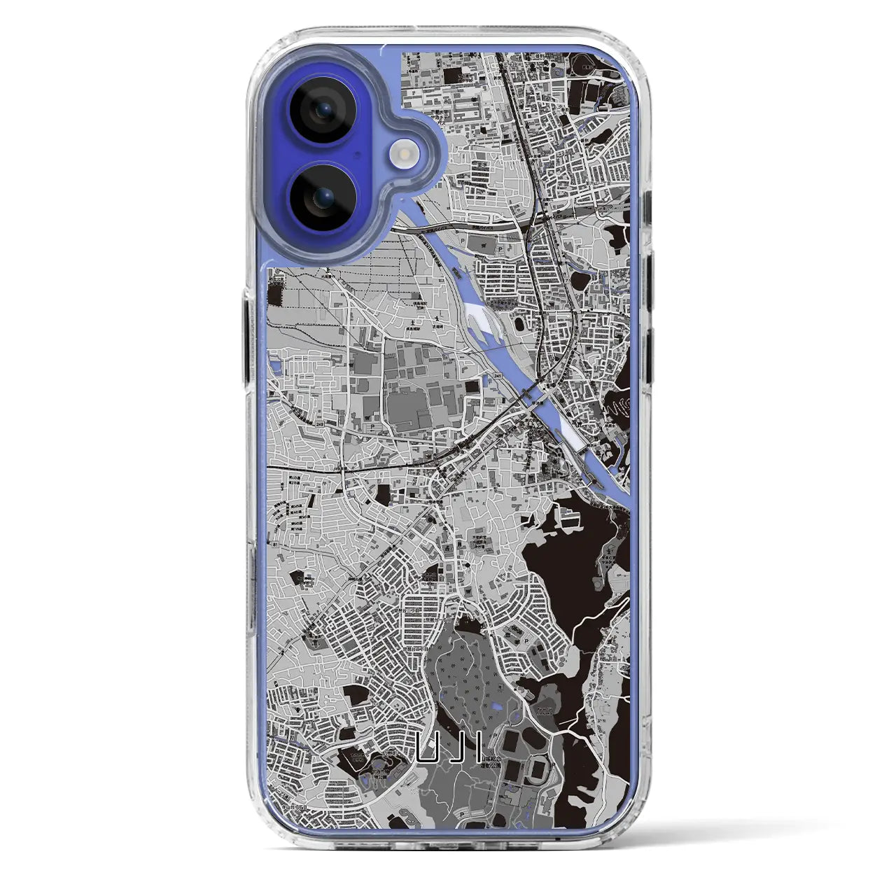 【宇治（京都府）】地図柄iPhoneケース（MagSafeタイプ）