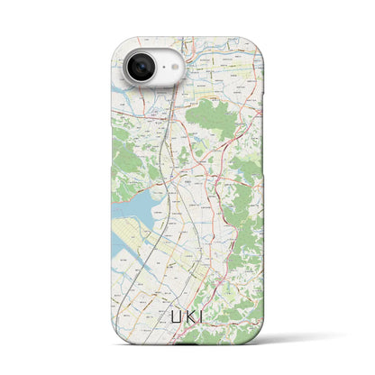 【宇城（熊本県）】地図柄iPhoneケース（バックカバータイプ）