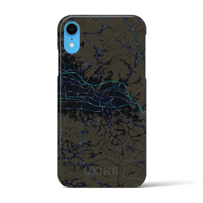 【うきは（福岡県）】地図柄iPhoneケース（バックカバータイプ）