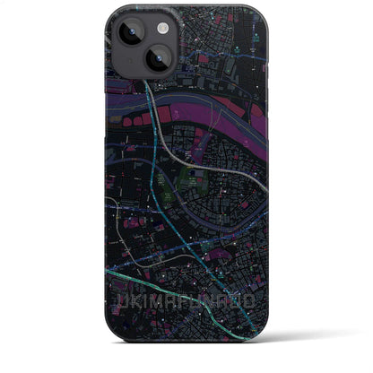 【浮間舟渡（東京都）】地図柄iPhoneケース（バックカバータイプ）