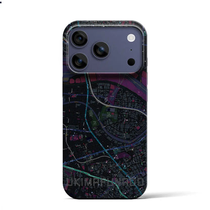 【浮間舟渡（東京都）】地図柄iPhoneケース（バックカバータイプ）