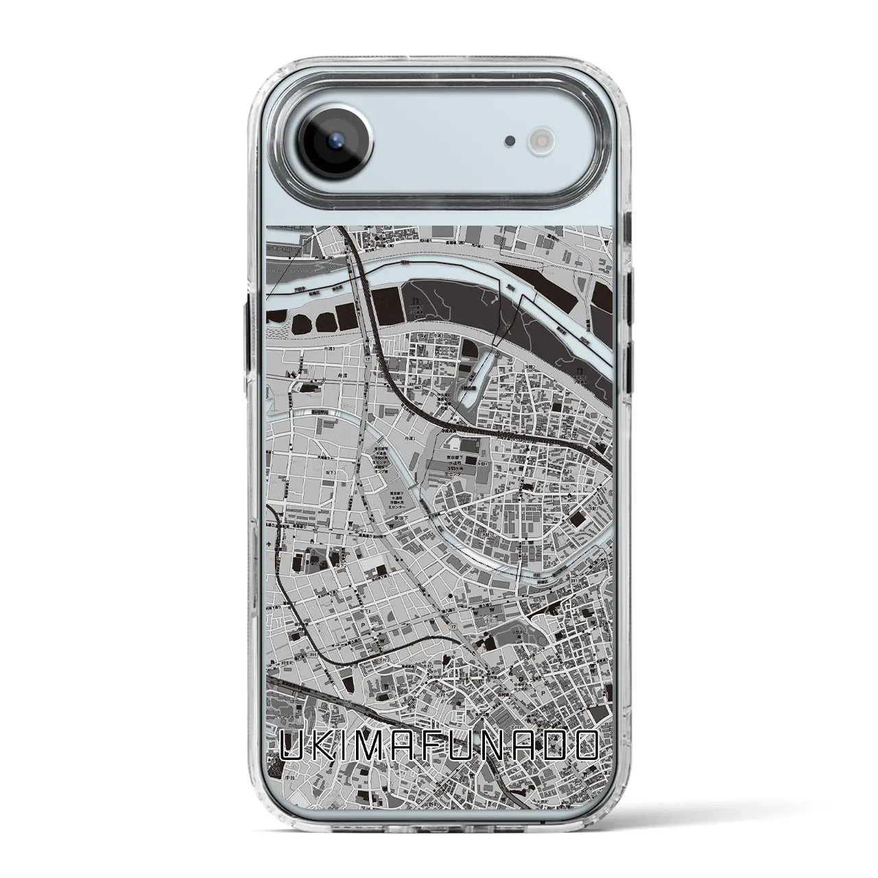 【浮間舟渡（東京都）】地図柄iPhoneケース（MagSafeタイプ）