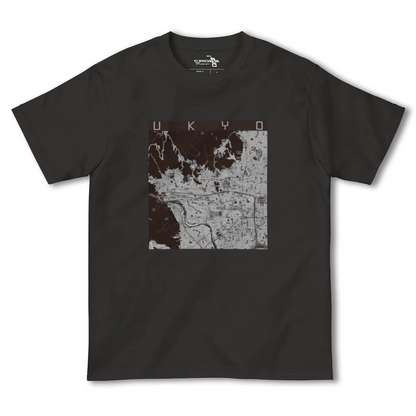 【右京2（京都府）】地図柄ヘビーウェイトTシャツ