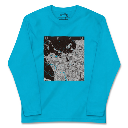 【右京2（京都府）】地図柄ロングスリーブTシャツ