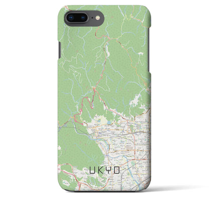 【右京（京都府）】地図柄iPhoneケース（バックカバータイプ）