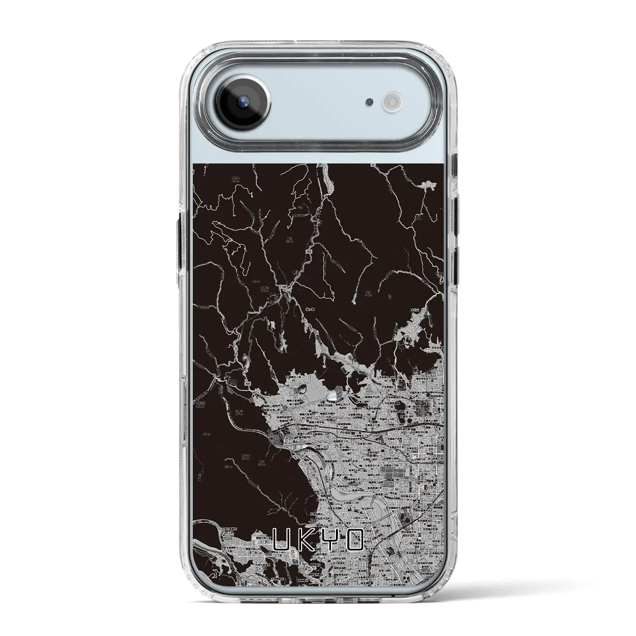 【右京（京都府）】地図柄iPhoneケース（MagSafeタイプ）