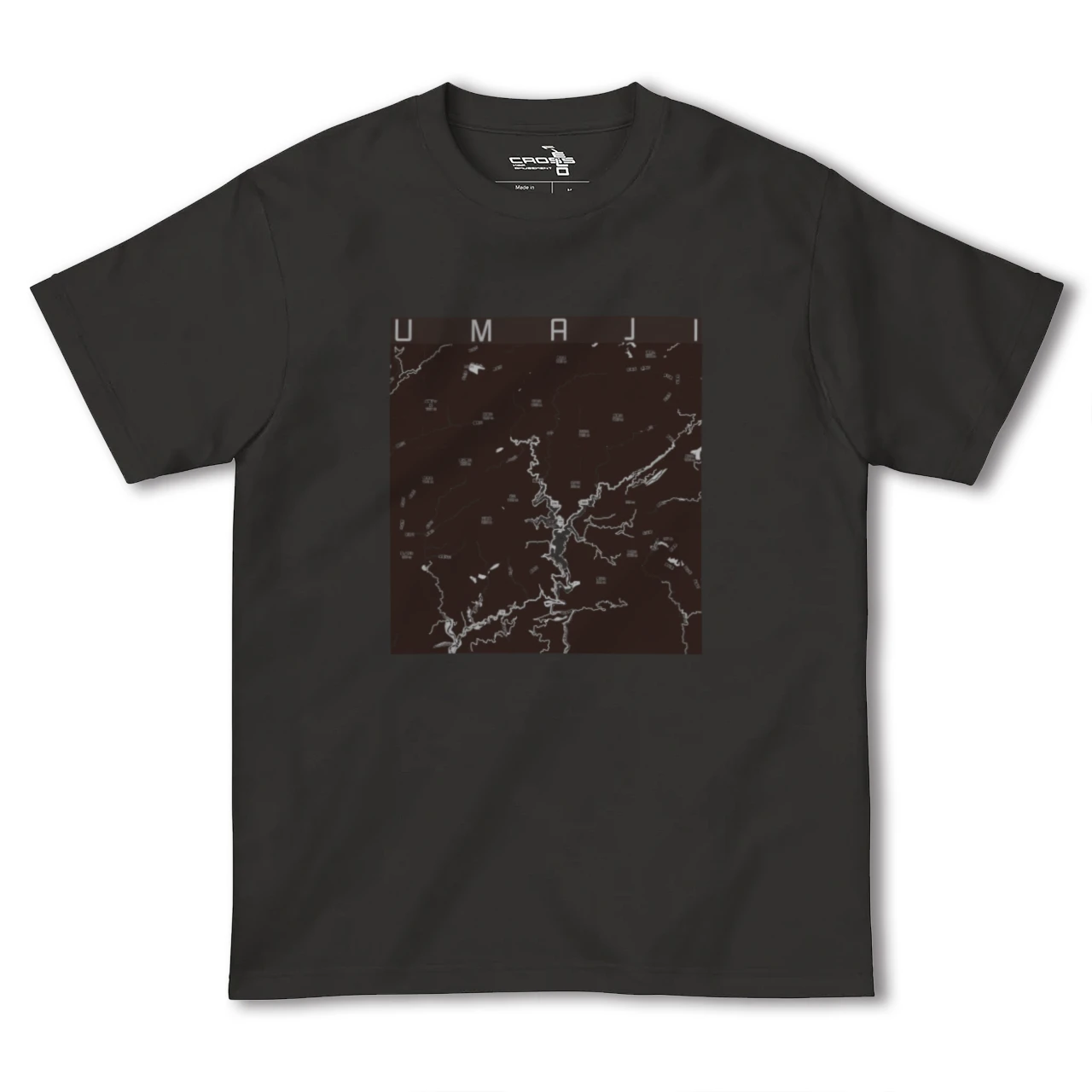 【馬路（高知県）】地図柄ヘビーウェイトTシャツ