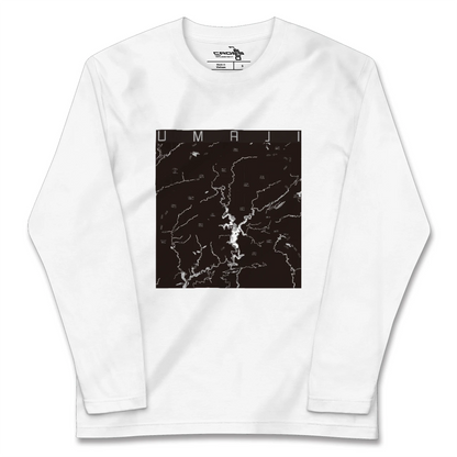 【馬路（高知県）】地図柄ロングスリーブTシャツ