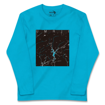 【馬路（高知県）】地図柄ロングスリーブTシャツ