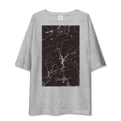 【馬路（高知県）】地図柄ビッグシルエットTシャツ