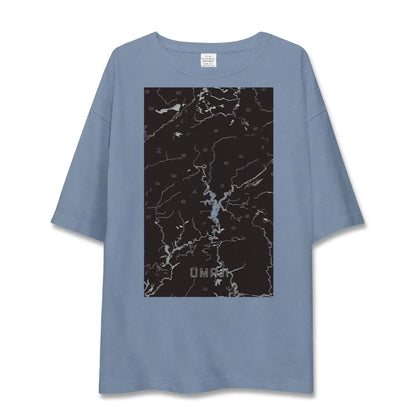 【馬路（高知県）】地図柄ビッグシルエットTシャツ