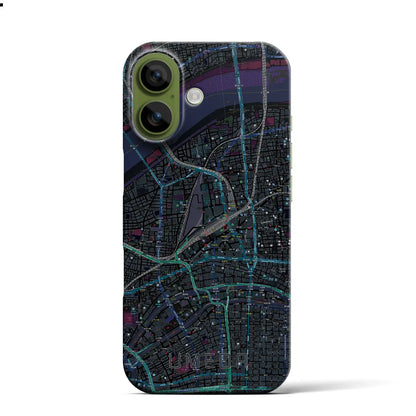 【梅田（大阪府）】地図柄iPhoneケース（バックカバータイプ）