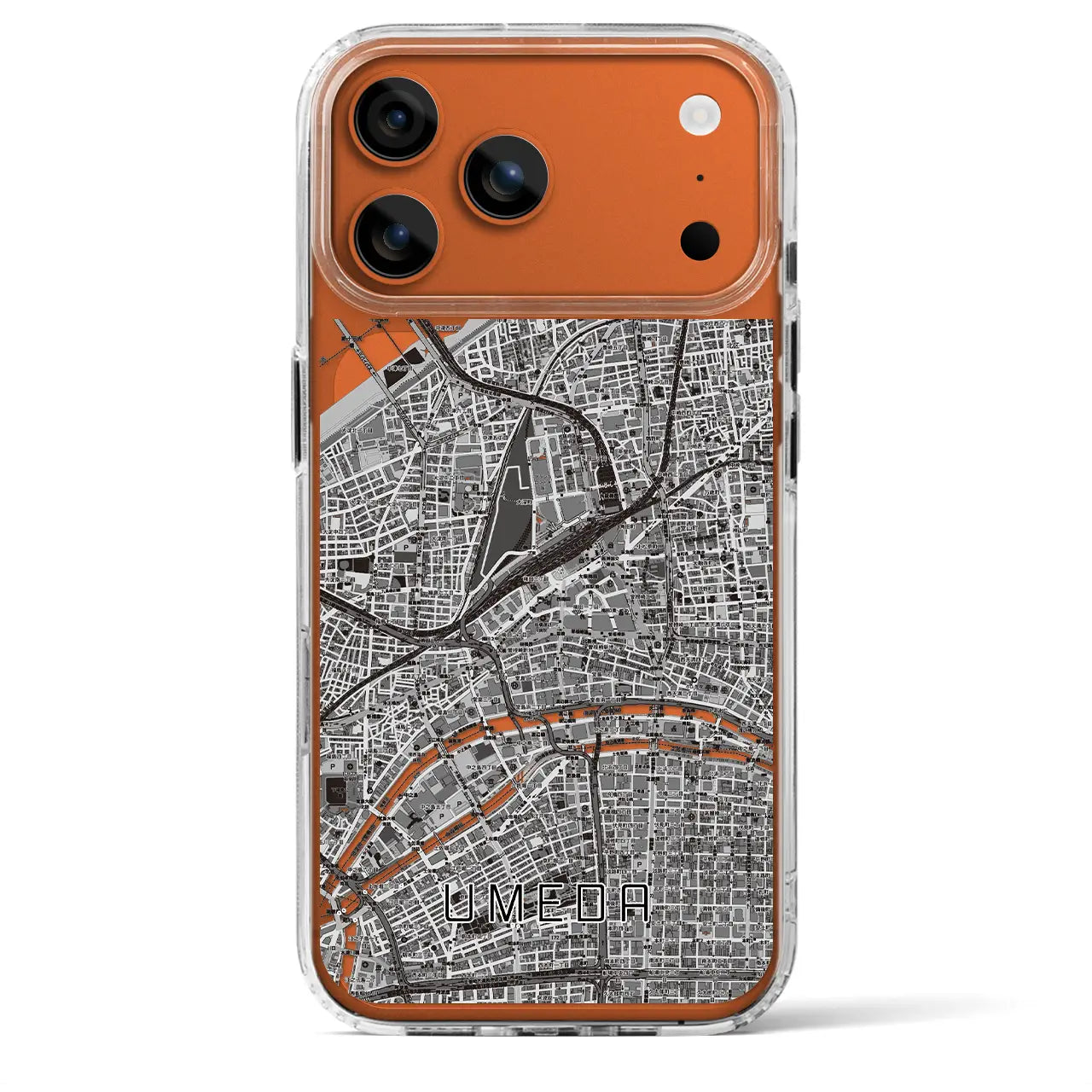 Apple iPhone 本体 世界地図デザインケース付き+ スマホケース 梅田（大阪府）】地図柄iPhoneケース（MagSafeタイプ） – クロスフィールド