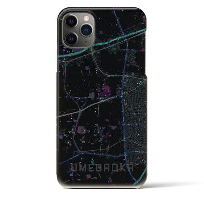 【梅ヶ丘（東京都）】地図柄iPhoneケース（バックカバータイプ）