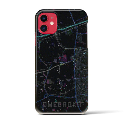 【梅ヶ丘（東京都）】地図柄iPhoneケース（バックカバータイプ）