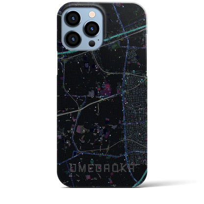 【梅ヶ丘（東京都）】地図柄iPhoneケース（バックカバータイプ）