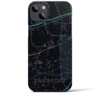 【梅ヶ丘（東京都）】地図柄iPhoneケース（バックカバータイプ）