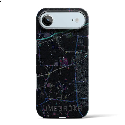 【梅ヶ丘（東京都）】地図柄iPhoneケース（バックカバータイプ）