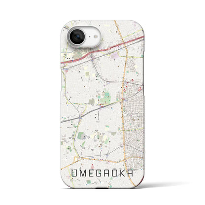 【梅ヶ丘（東京都）】地図柄iPhoneケース（バックカバータイプ）