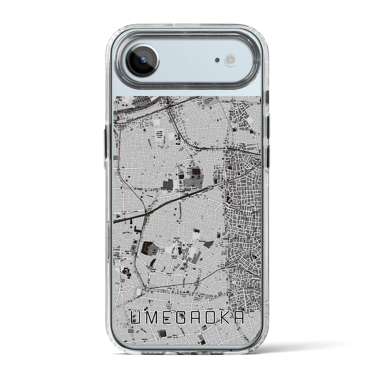 【梅ヶ丘（東京都）】地図柄iPhoneケース（MagSafeタイプ）