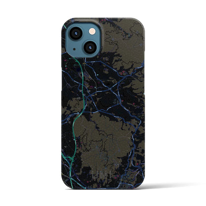 【宇美（福岡県）】地図柄iPhoneケース（バックカバータイプ）