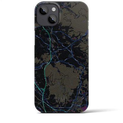 【宇美（福岡県）】地図柄iPhoneケース（バックカバータイプ）