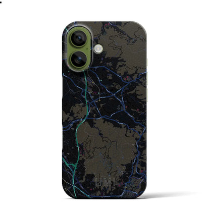 【宇美（福岡県）】地図柄iPhoneケース（バックカバータイプ）