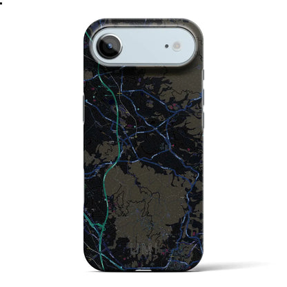 【宇美（福岡県）】地図柄iPhoneケース（バックカバータイプ）