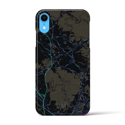 【宇美（福岡県）】地図柄iPhoneケース（バックカバータイプ）