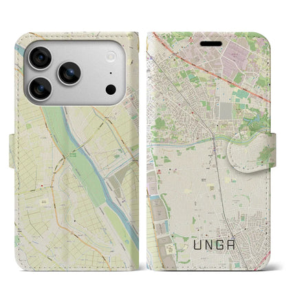 【運河（千葉県）】地図柄iPhoneケース（手帳タイプ）